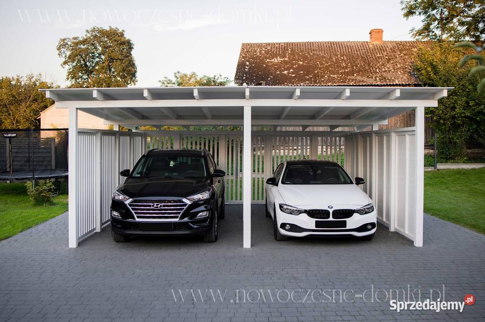 Wiata samochodowa drewniana Verona XL 6x6 Toruń