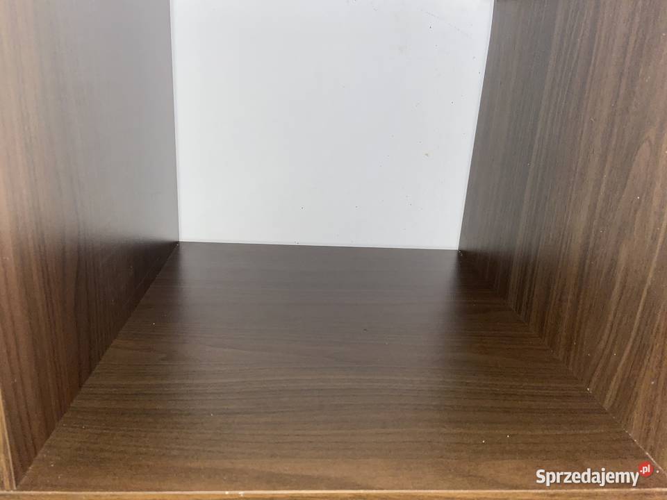 Regał IKEA KALLAX czarnobrązowy 77x77 z nóżkami 39cm mazowieckie Warszawa