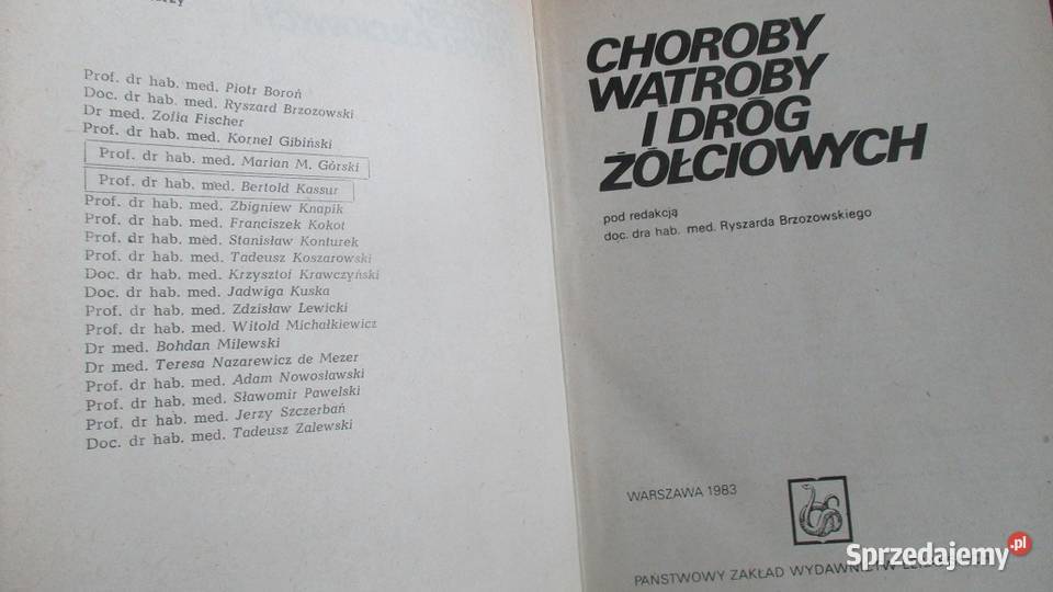 Choroby wątroby i dróg żółciowych Brzozowski Łódź
