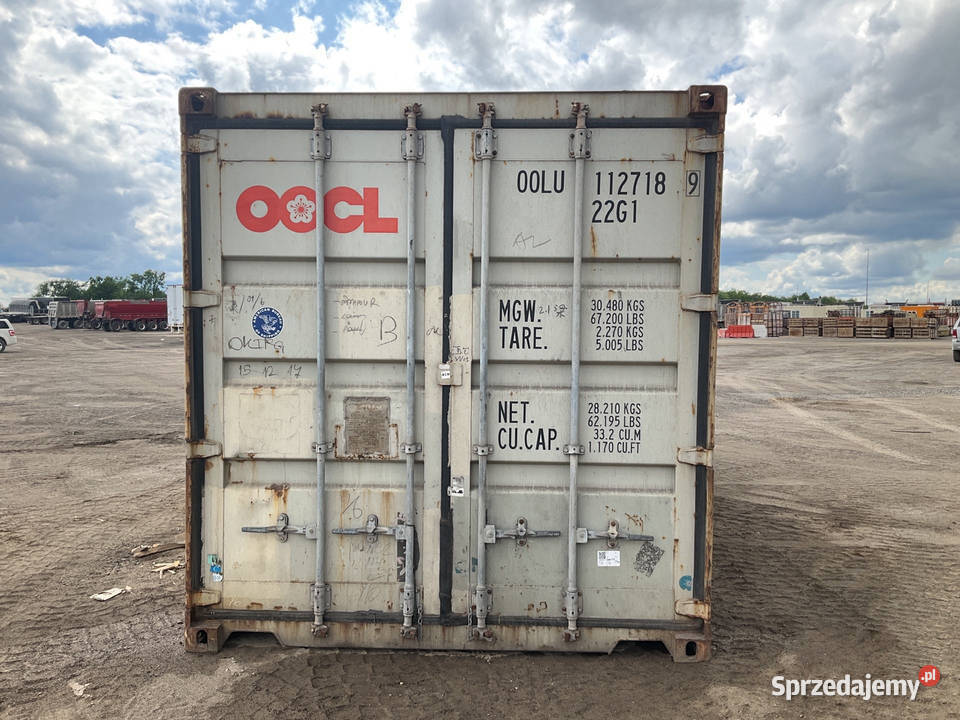 Kontener morski magazynowy 20DV 6 metrowy Nidzica