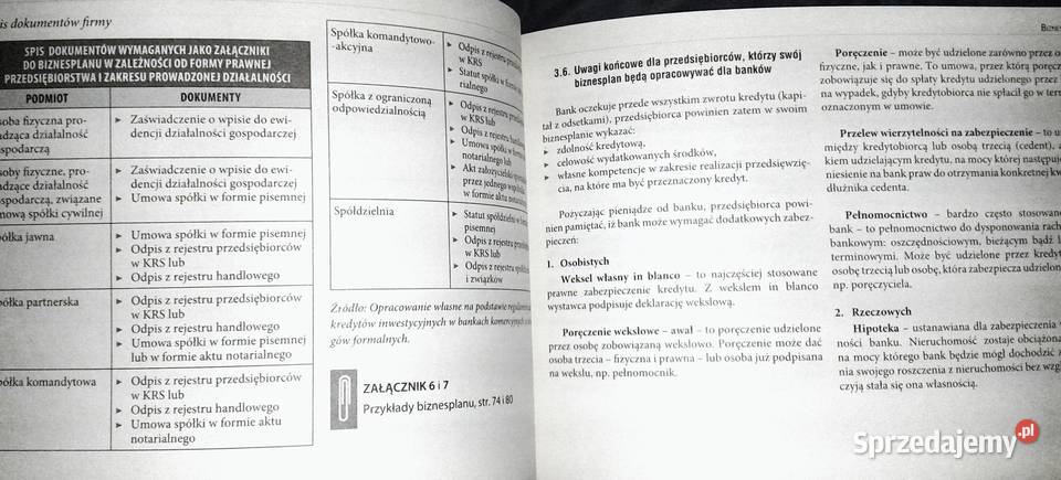 napisać poprawny biznesplan Beata