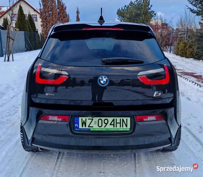 Piękne BMW i3 REX Zielone tablice Duchnice