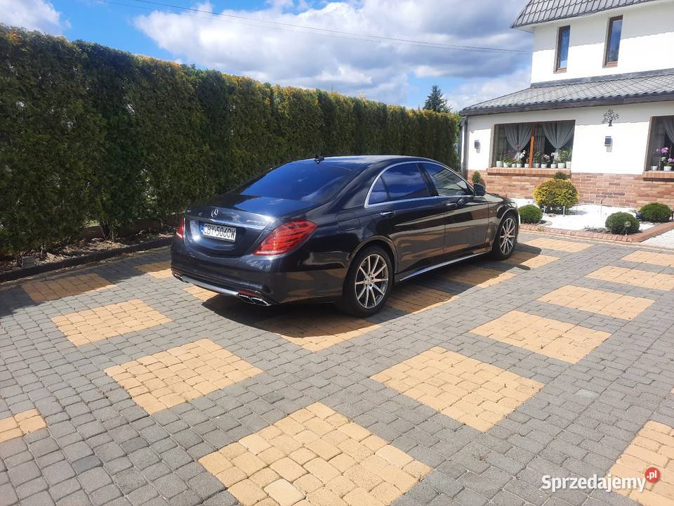 Mercedes S 63 AMG LONG 4X4 SALONOWY 2014 r Mercedes-Benz kujawsko-pomorskie Bydgoszcz