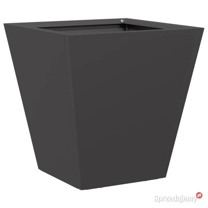 Donice ogrodowe 2 czarne 30x30x30 stalowe mazowieckie Warszawa