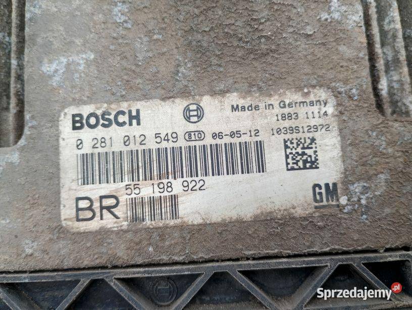 STEROWNIK SILNIKA KOMPUTER OPEL ASTRA H III 19 śląskie Gliwice