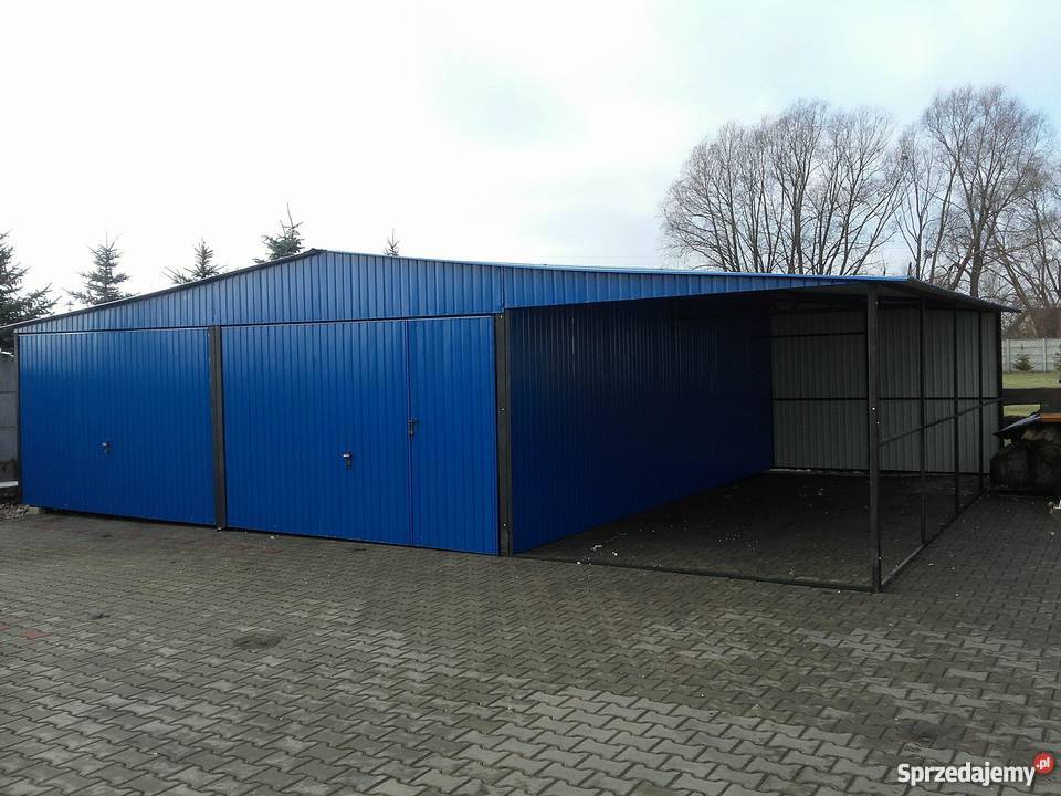 Hala 9x12 Wiata Hale blaszane Garaże Blaszane 305zł/m2 Gorzów Wielkopolski