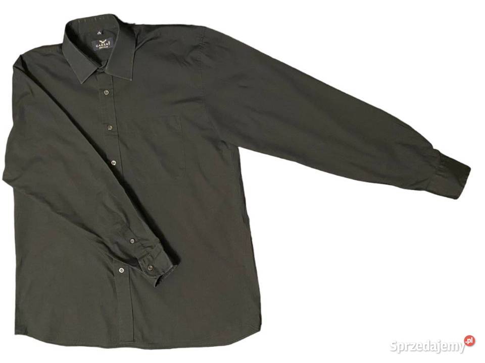 Czarna męska koszula Garant Odzież codzienna Bolesławiec