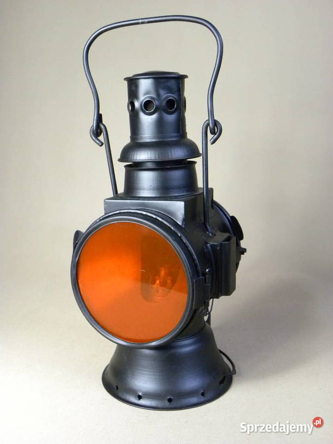 Stara lampa naftowa kolejowa semaforowa Legnica