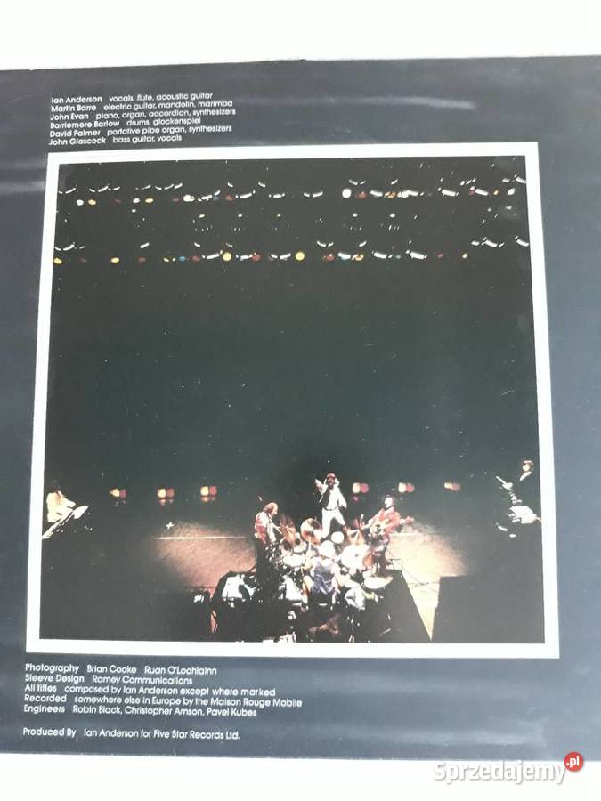 JETHRO TULL Bursting Out Live 2 LP 1978r