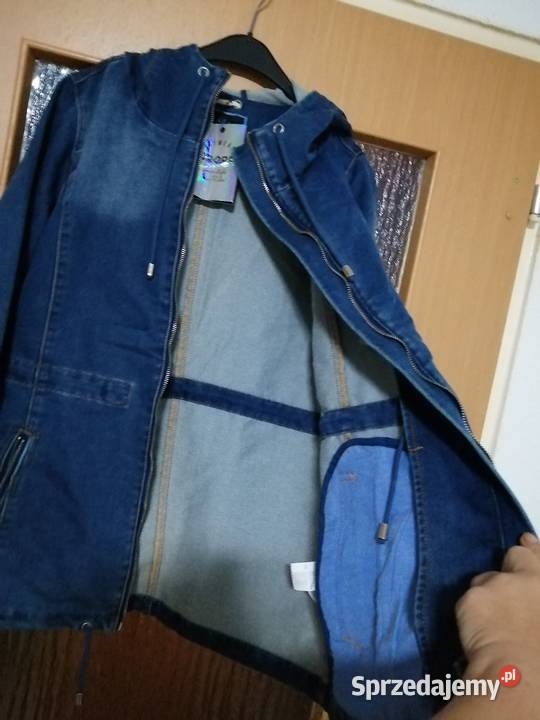 Cropp kurtka jeansowa z kapturem rozmiar XL 80 Zgorzelec