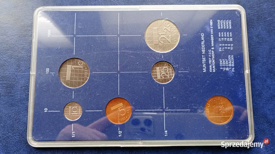 Stare monety 1983 set menniczy 5 monet plus Lesko