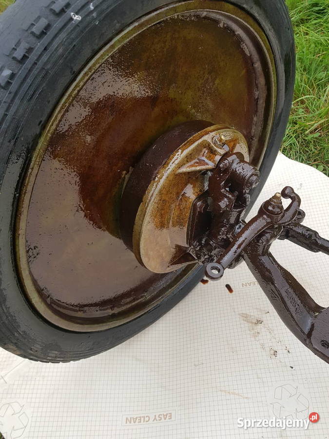 Przednie zawieszenie Opel lata 20ste zabytek Zawieszenie i układ kierowniczy Osiek