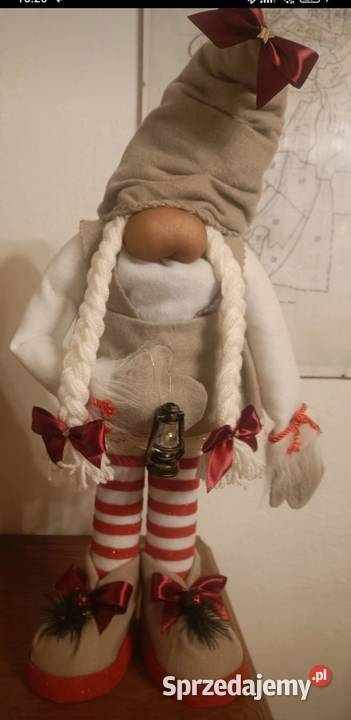 Świąteczny skrzat handmade sprzedam