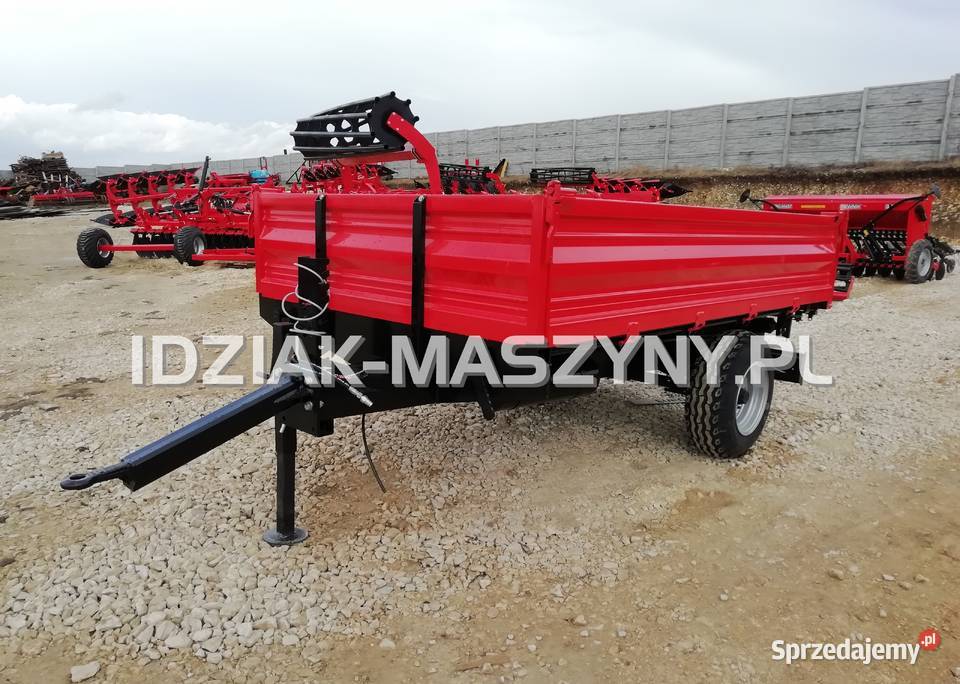 Przyczepa jednoosiowa EuroMasz 3t wywrotka 3 Przyczepy rolnicze Radomsko
