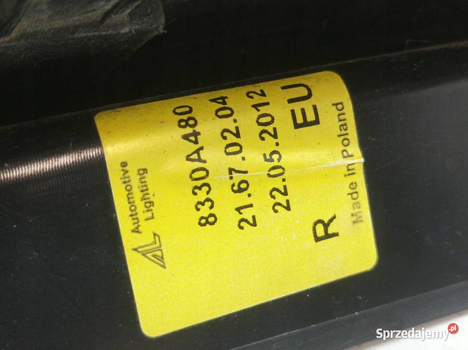 LAMPA TYŁ 8330A480 Mitsubishi Colt VII 20022012 świętokrzyskie