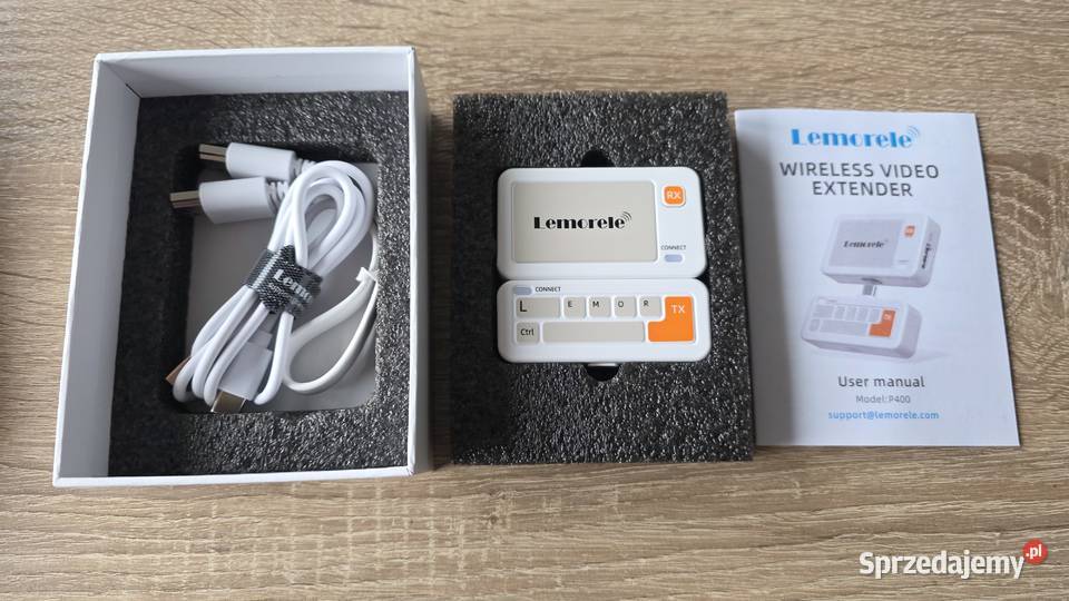 Bezprzewodowe HDMI wireless Lemorele 5GHz 50m Łódź