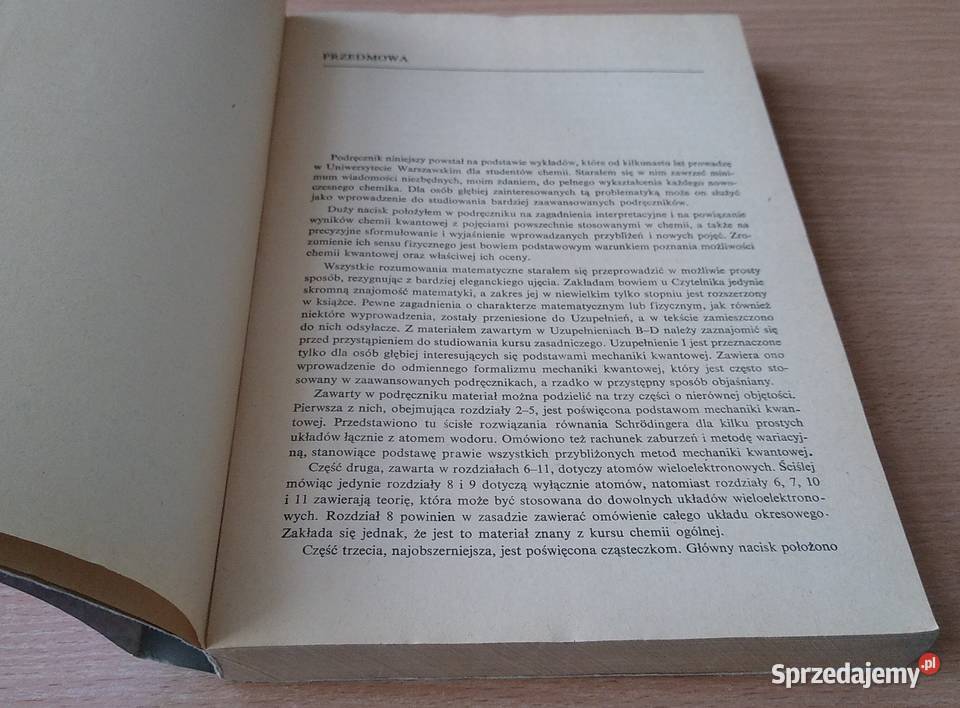 Chemia kwantowa Włodzimierz Kołos Biblioteka Gdańsk
