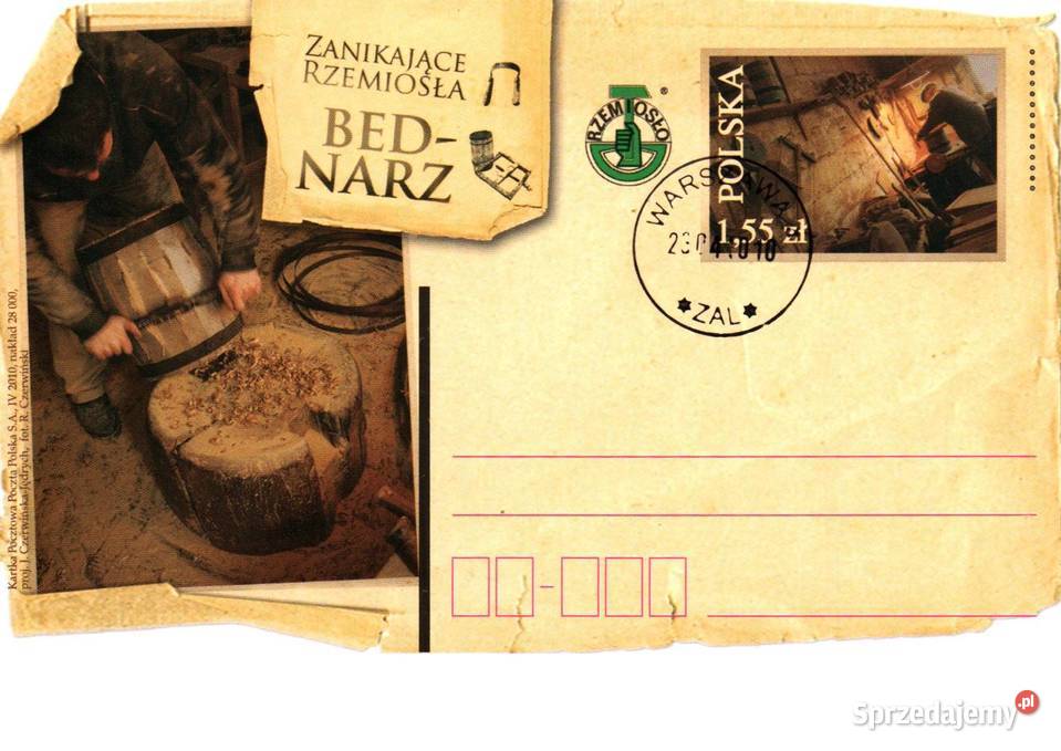 Całostki karty pocztowe 2008r 2010r