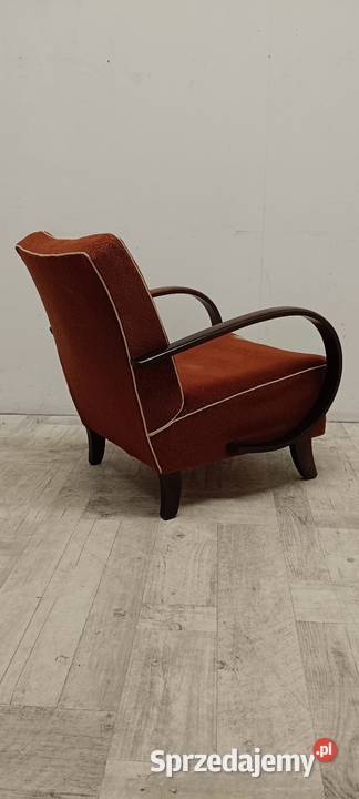 fotele Halabala lata 50te do salonu art deco