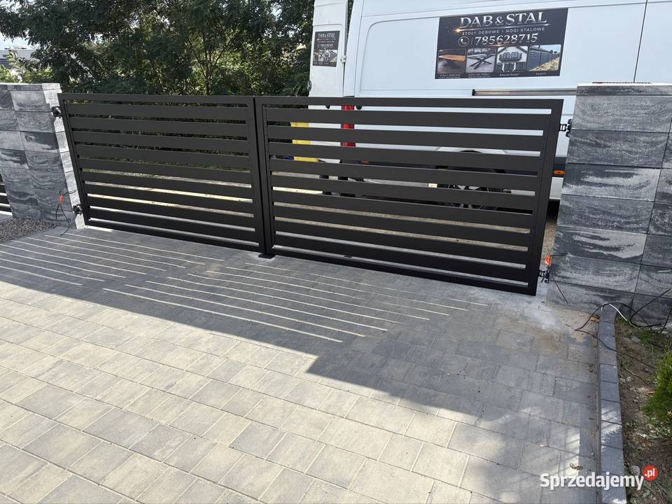 Bramy Furtki z aluminium skrzydłowa Ogrodzenia i bramy Zblewo sprzedam