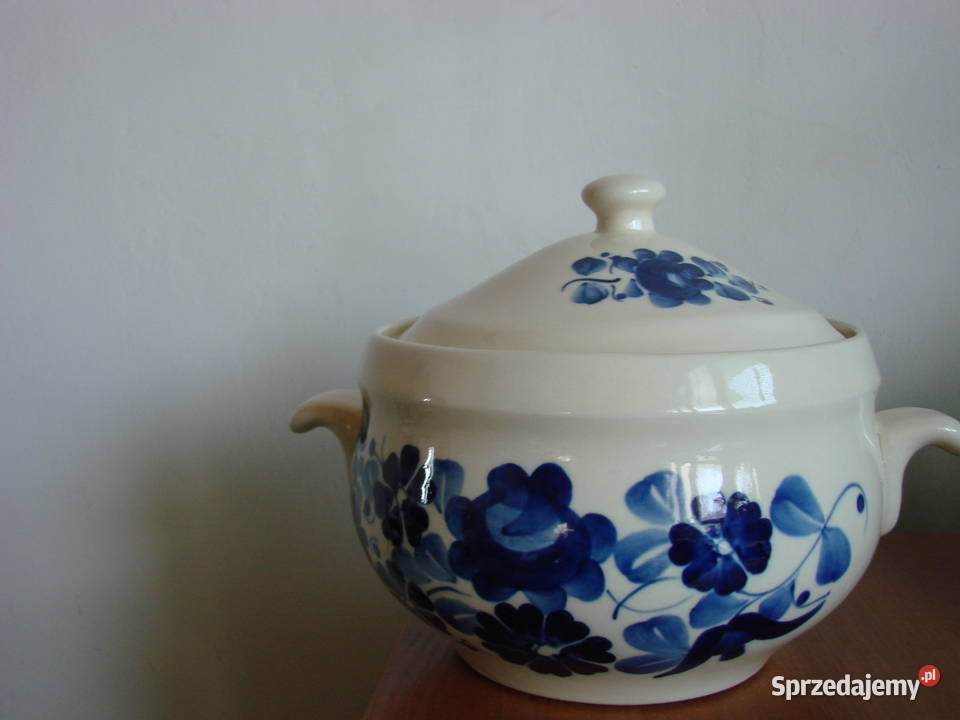 Włocławek fajansowa waza PRL Pozostałe Pruszcz Gdański