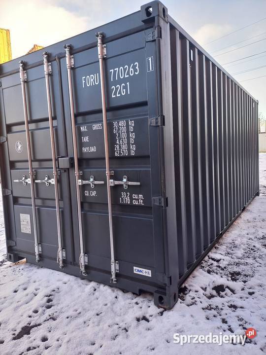 Kontener morski 20DC nowy magazyn RAL7016 Magazynowanie Słupsk