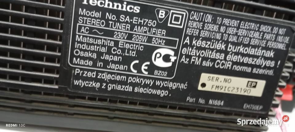 Technics tuner amplifier plus kolumny Wieże i miniwieże mazowieckie Warszawa sprzedam