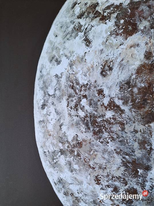 Obraz Księżyc księżycowy pejzaż kosmiczny obraz śląskie Katowice