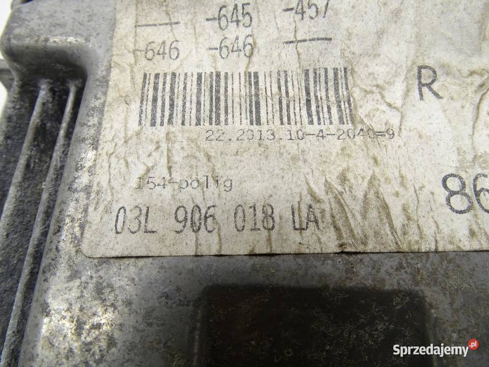 MODUŁ STEROWNIK KOMPUTER SILNIKA 03L906018LA małopolskie