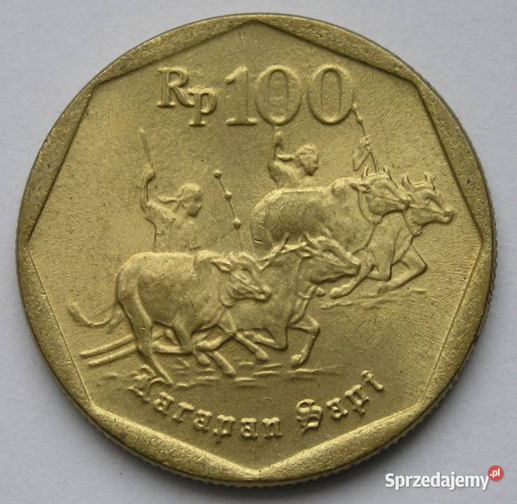 INDONEZJA 100 RUPIAH 1996 STAN MENNICZY Łódź sprzedam