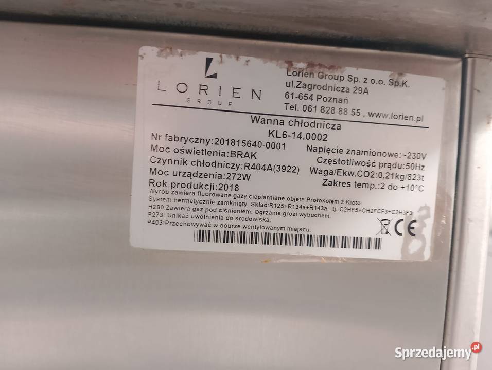 WANNA CHŁODNICZA DO ZABUDOWY KL6140002 Wrocław