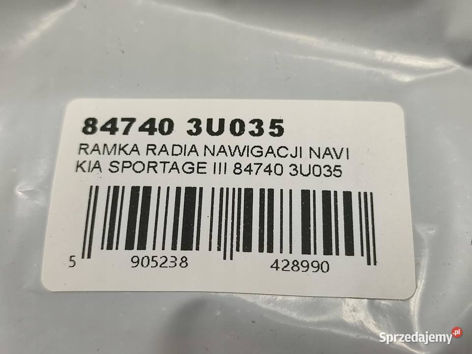 RAMKA RADIA NAVI KIA SPORTAGE III SL 20102015 osobowe lubelskie sprzedam