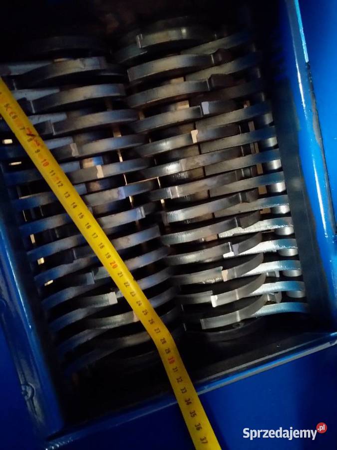 Rozdrabniacz dwuwałowy shredder 4 kw niszczarka Starogard Gdański