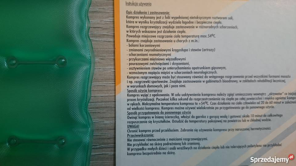 Ogrzewacz z aktywatorem 24 x11 kompres Kielce sprzedam