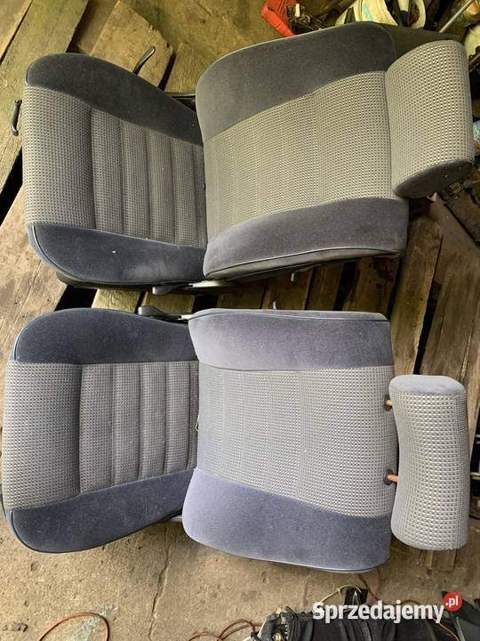 Fotele kpl BMW e24 materiał blue Fotele i kanapy Mszana