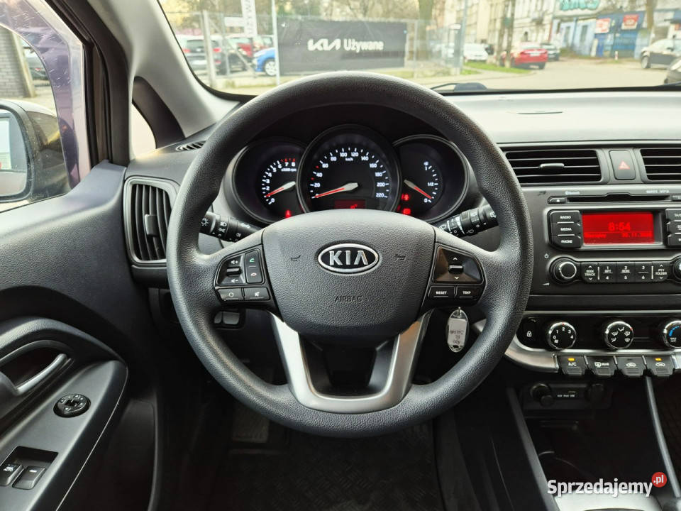 Kia Rio 14B 109 6 MT Wersja M Czujniki światła przeciwmgielne łódzkie Łódź