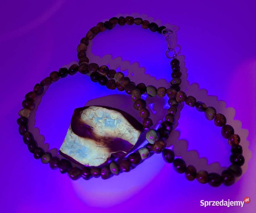 Korale z bursztynu BURSZTYN bałtycki baroczek Warszawa