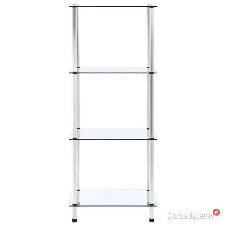 vidaXL 4poziomowa półka przezroczysta 40x40x100 Warszawa