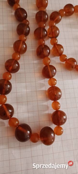 Naszyjnik Bransoletka Bursztyn Vintage srebro Białystok