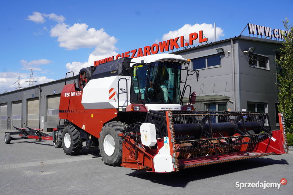 Kombajn zbożowy ROSTSELMASH VECTOR 425 RSM101 nieuszkodzony Kombajny małopolskie