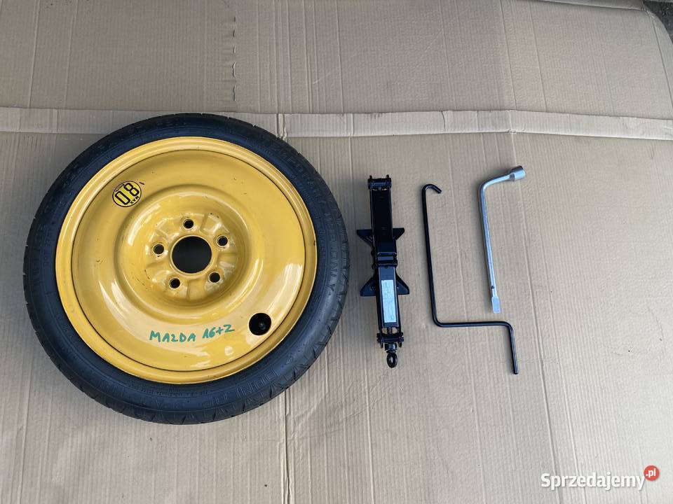 Koło9 dojazdowe 16 MAZDA 3 III 5 Zestaw lewarek wielkopolskie Miejska Górka