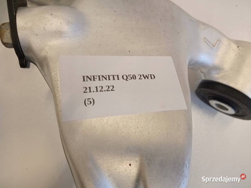 WAHACZ DOLNY LEWY PRZÓD INFINITI Q50 30 T 2WD Nowy Tomyśl
