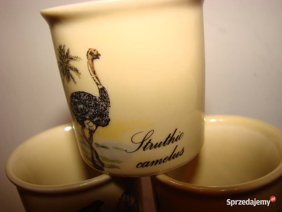 Wielbłąd Osiołek Podskoczek Struś ceramiczny Pruszcz Gdański
