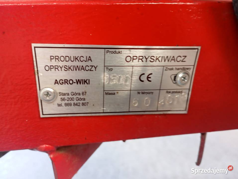 Opryskiwacz ciągany Tad len 1500l15m Radom