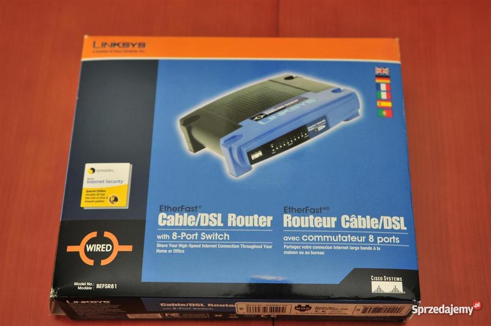 Linksys EtherFast CableDSL Router With 8Port Sw Warszawa sprzedam