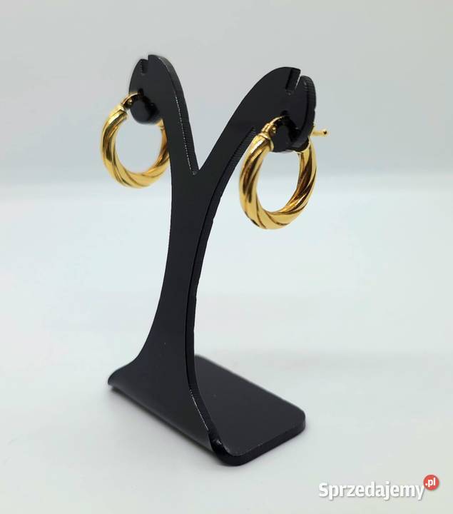 Złote kolczyki próby 585 110g Kolczyki Elbląg