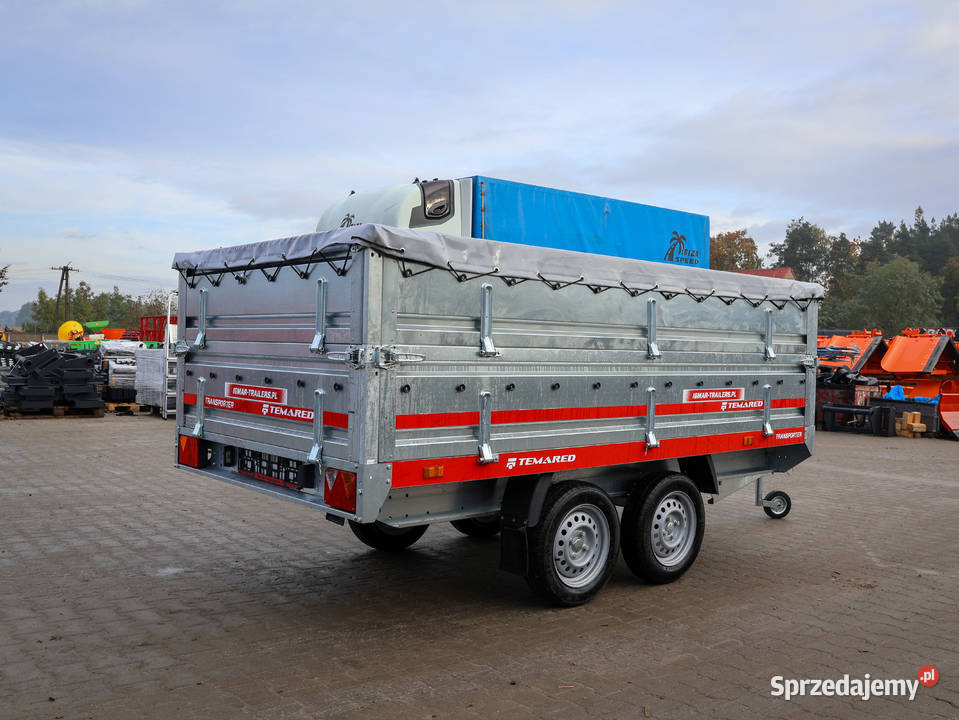 TEMARED TRANSPORTER 30152 z plandeką płaską i