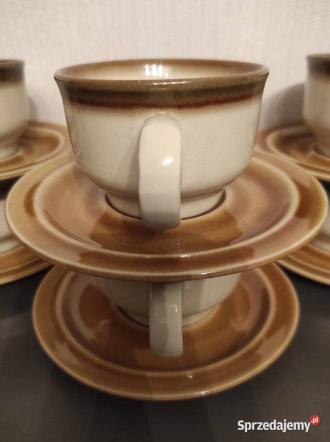 Filiżanki Dana porcelit Pruszków Warpechy Stare sprzedam