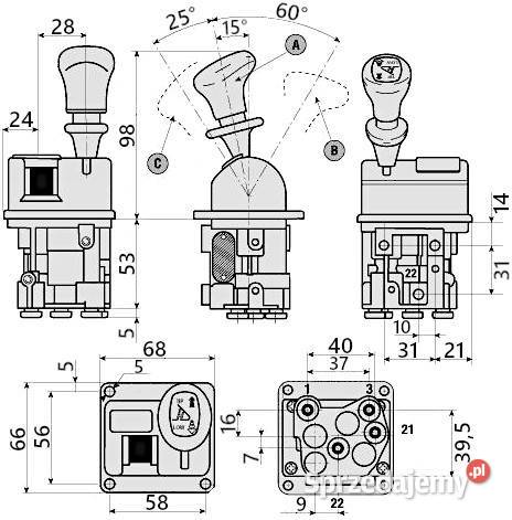 Sterownik wywrotu kipra dźwignia wywrotu 1483 kujawsko-pomorskie Solec Kujawski sprzedam