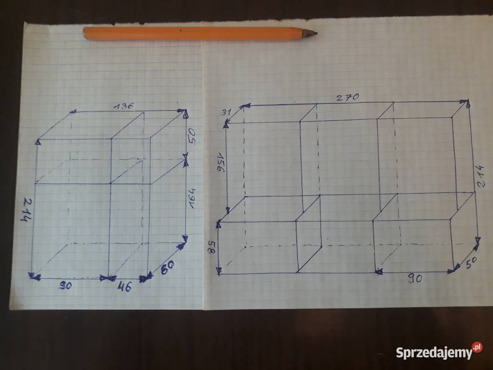 Regał z czasów prl Regały Warszawa sprzedam